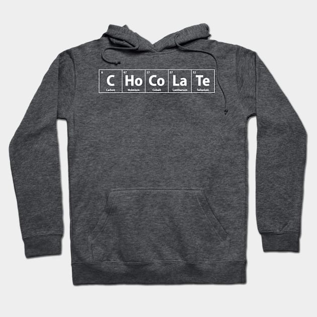 Chocolate Periodic Table Hoodie by FOZClothing